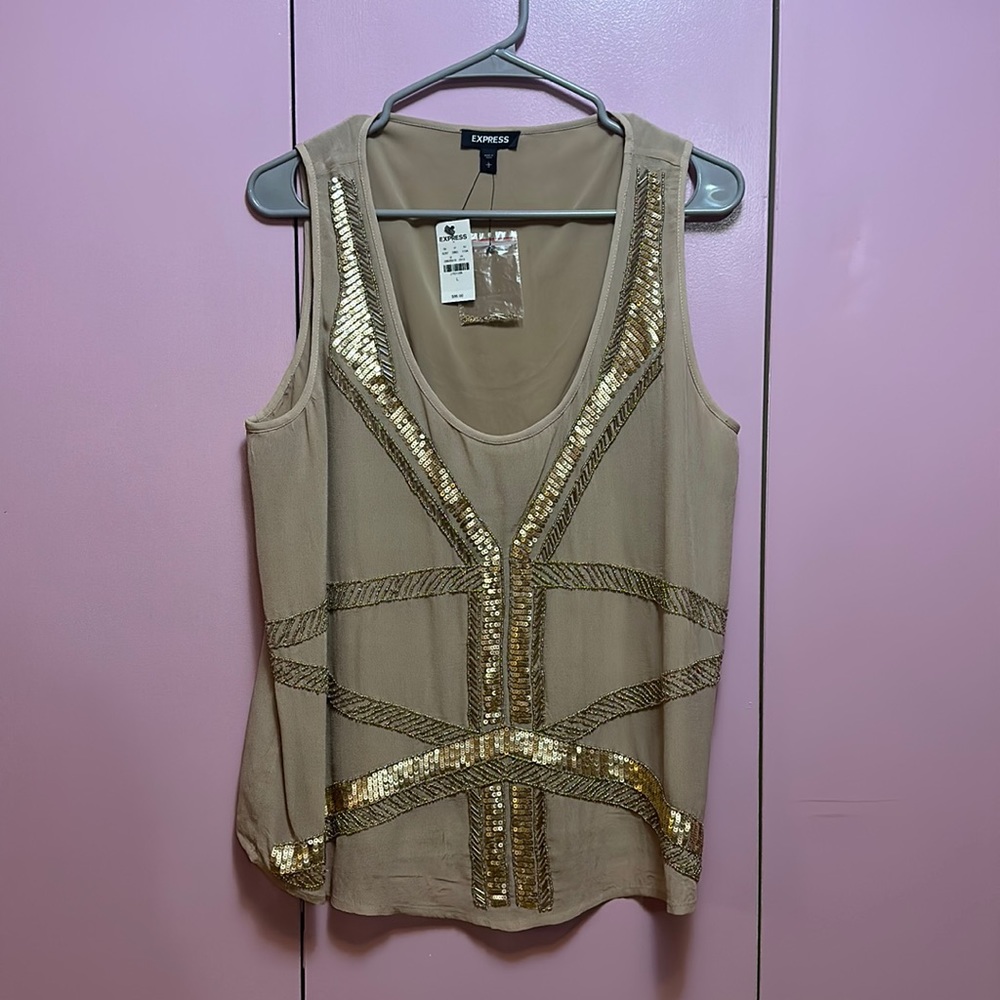 Express sequin tank.